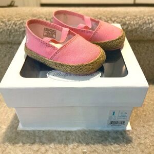 Ralph Lauren baby girl slippers
